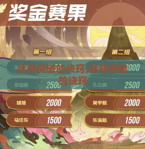 冰球突破的诀窍,冰球突破的诀窍